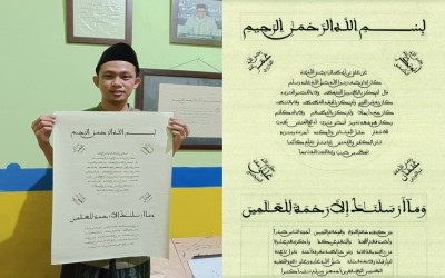 Lomba Kaligrafi Internasional di Kanada, Guru Seni Budaya MAN 4 Jombang PP. Mamba’ul Ma’arif Ukir Juara