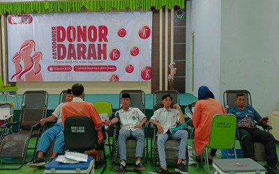 Kegiatan Donor Darah di MAN 4 Jombang PP. Mamba’ul Ma’arif, Wujud Kepedulian Sosial Siswa