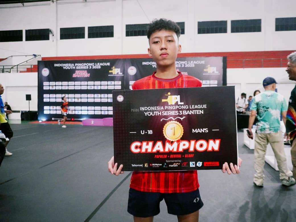M. Rendiansyah Pratama, Siswa MAN 4 Jombang PP. Mamba’ul Ma’arif Sabet Juara 1 Indonesia Pingpong League U-18 Tingkat Nasional
