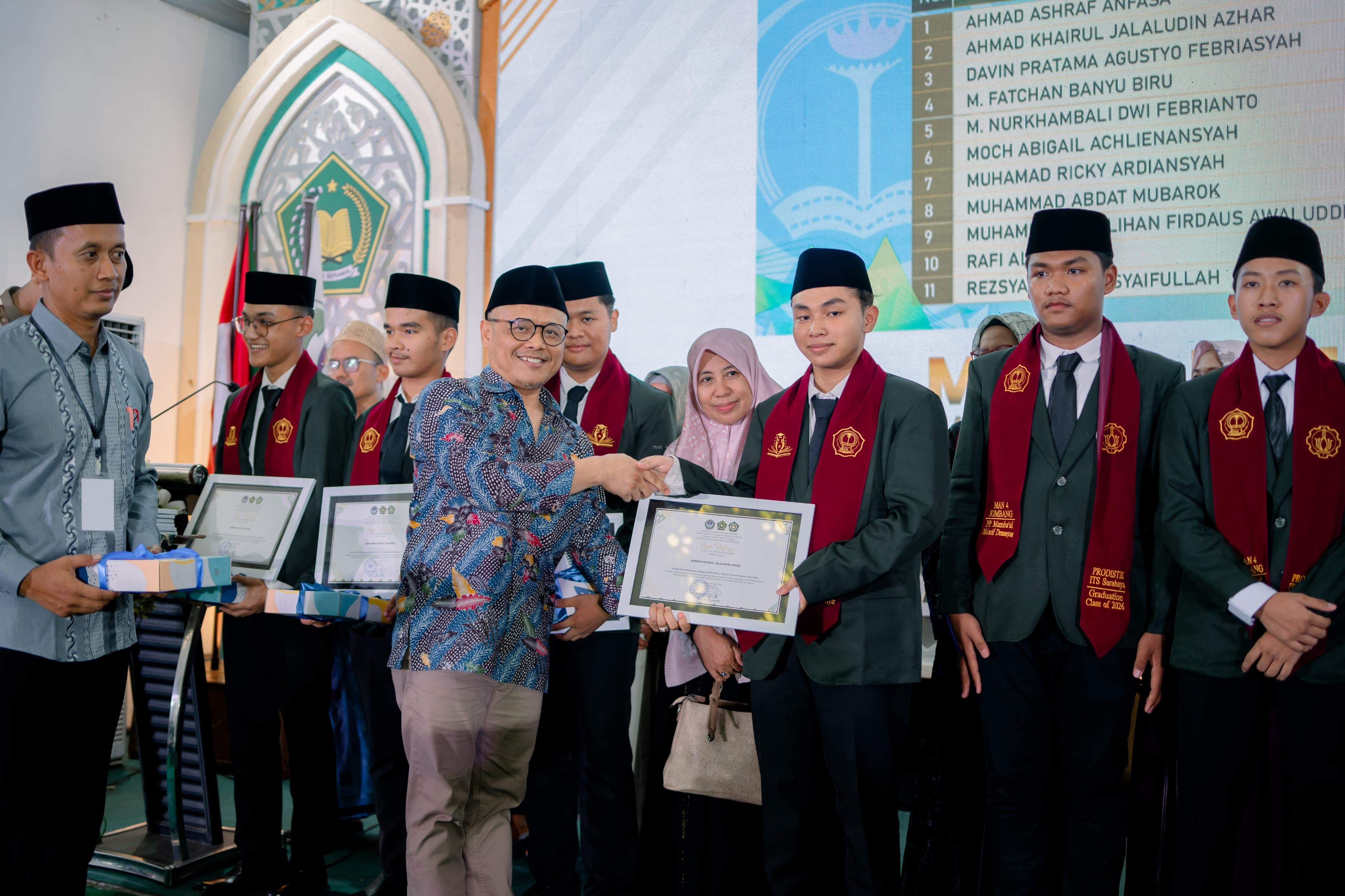 Pelepasan 508 Murid Kelas XII, MAN 4 Jombang Tunjukkan Kualitas Lulusan Berprestasi dan Siap Mendunia
