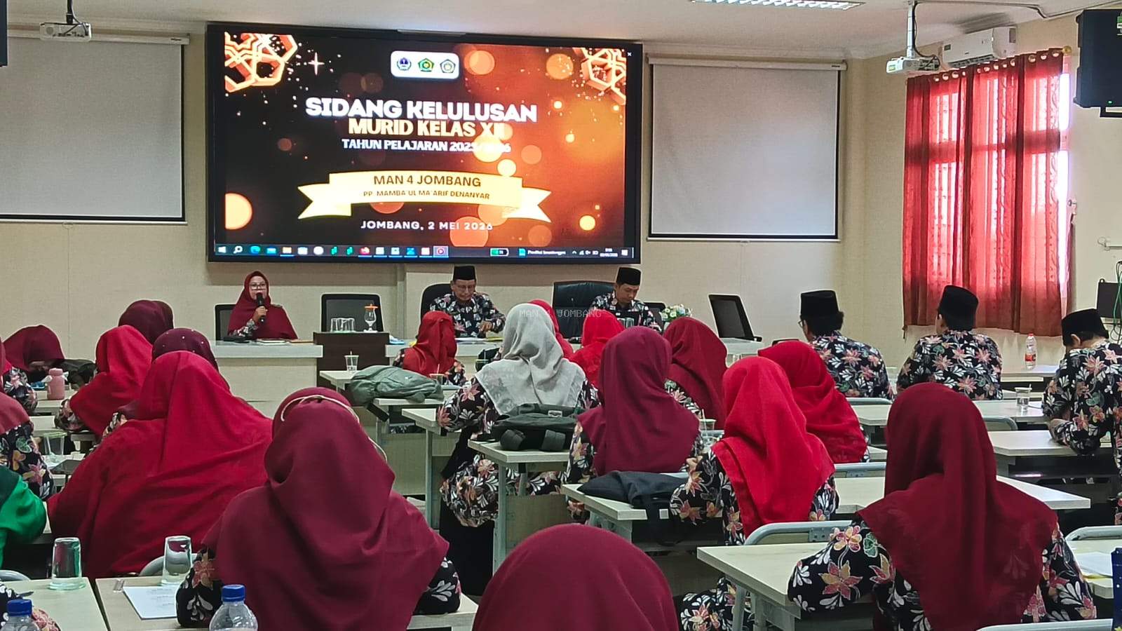 Rapat Pleno Kelulusan Kelas XII MAN 4 Jombang, 508 Murid Dinyatakan Lulus