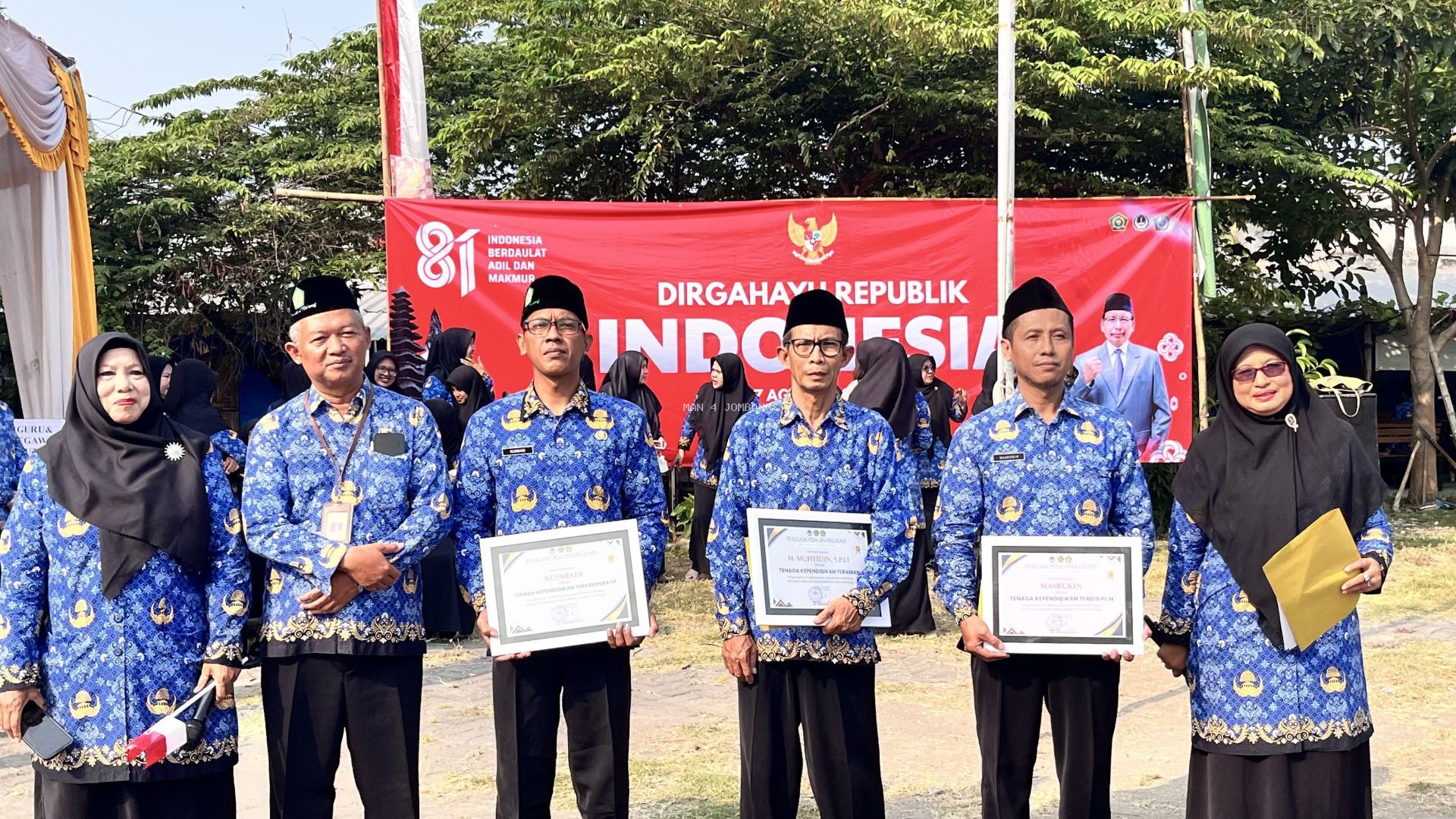 Semarak HUT ke-81 RI, MAN 4 Jombang Sambut Nihongo Partner, Gelar Lomba dan Penghargaan