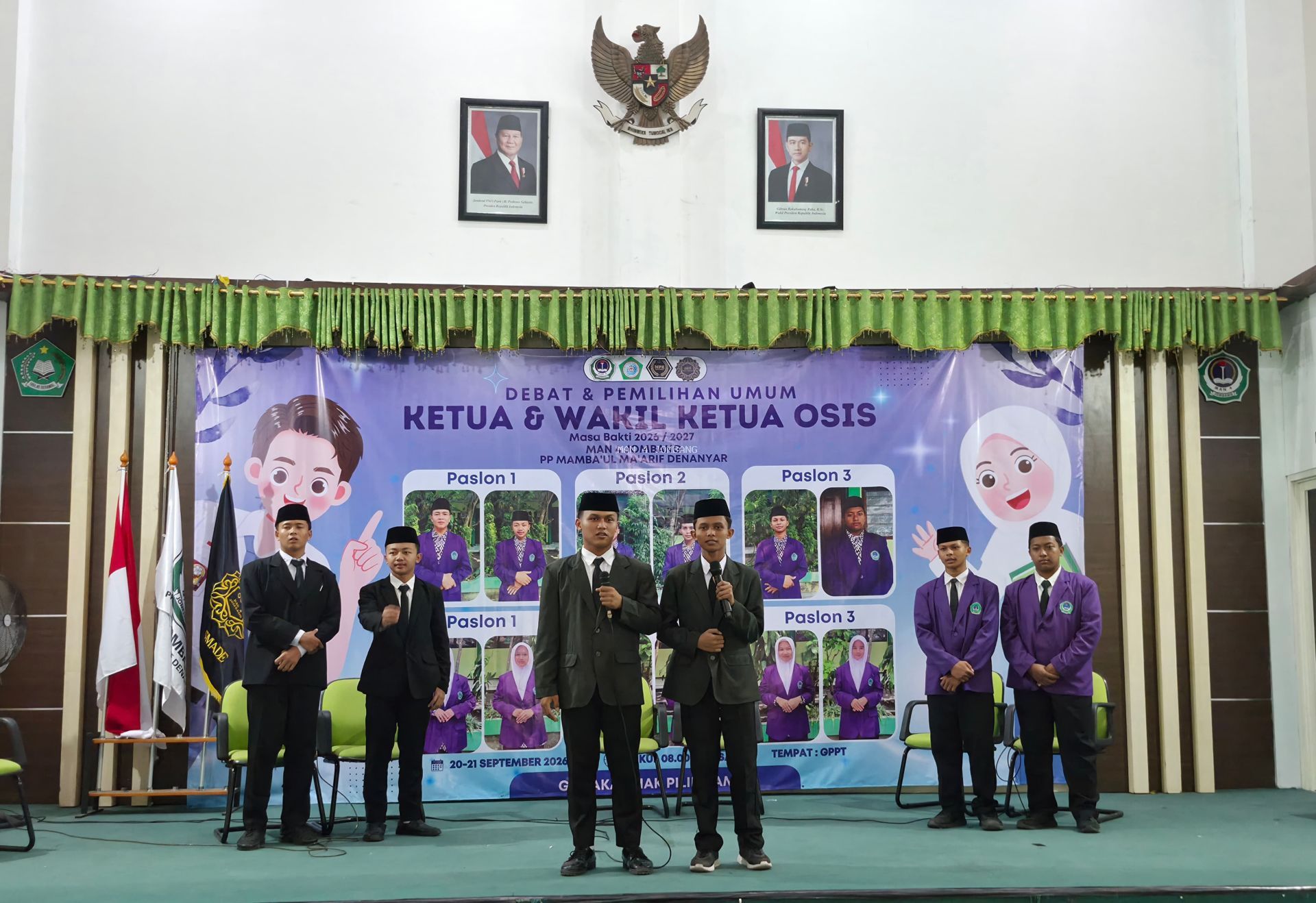 Lewati Seleksi dan Debat, Delapan Murid Terpilih Pimpin OSIS dan MPK MAN 4 Jombang