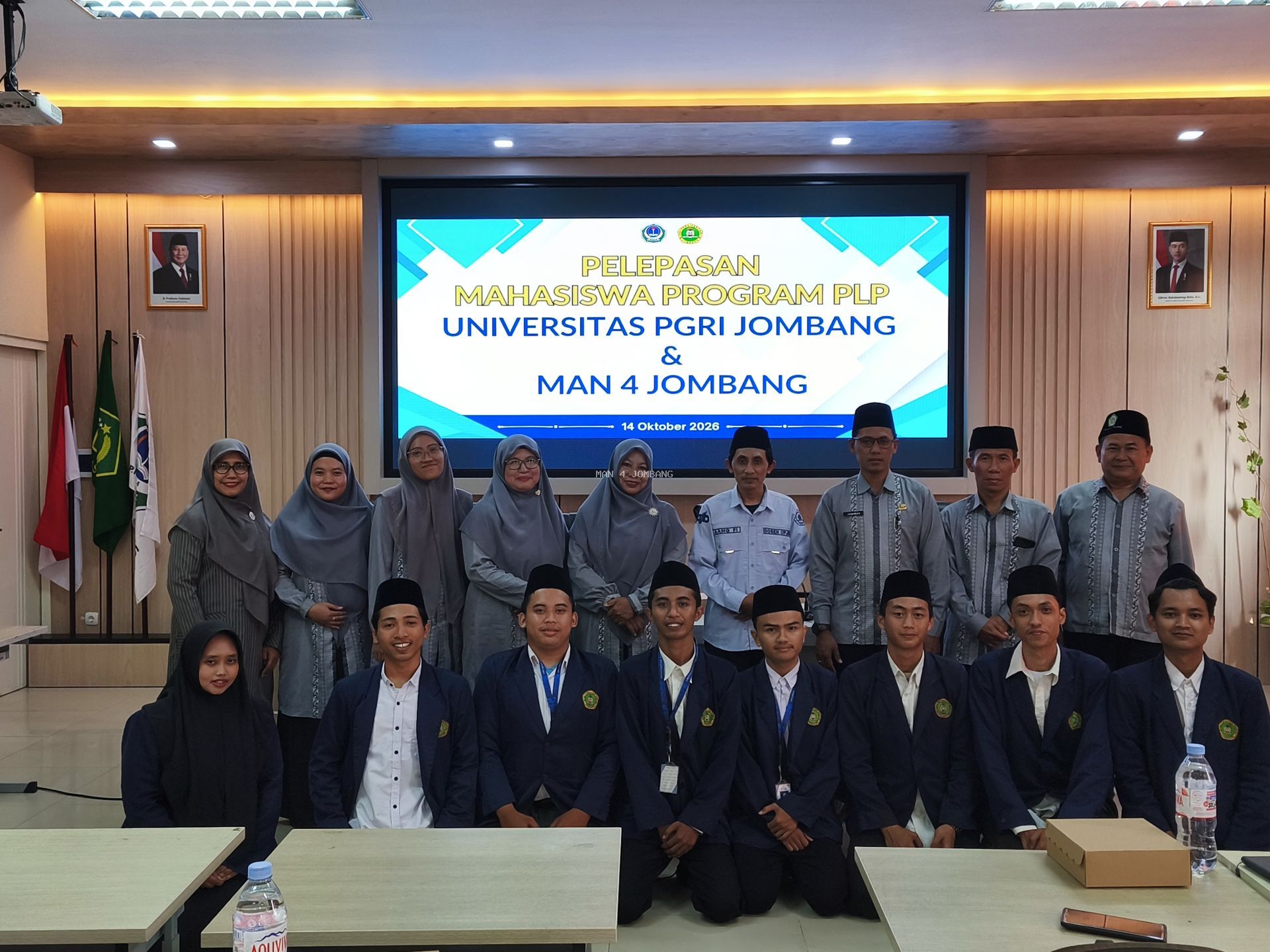 MAN 4 Jombang Lepas Mahasiswa PLP Universitas PGRI Jombang