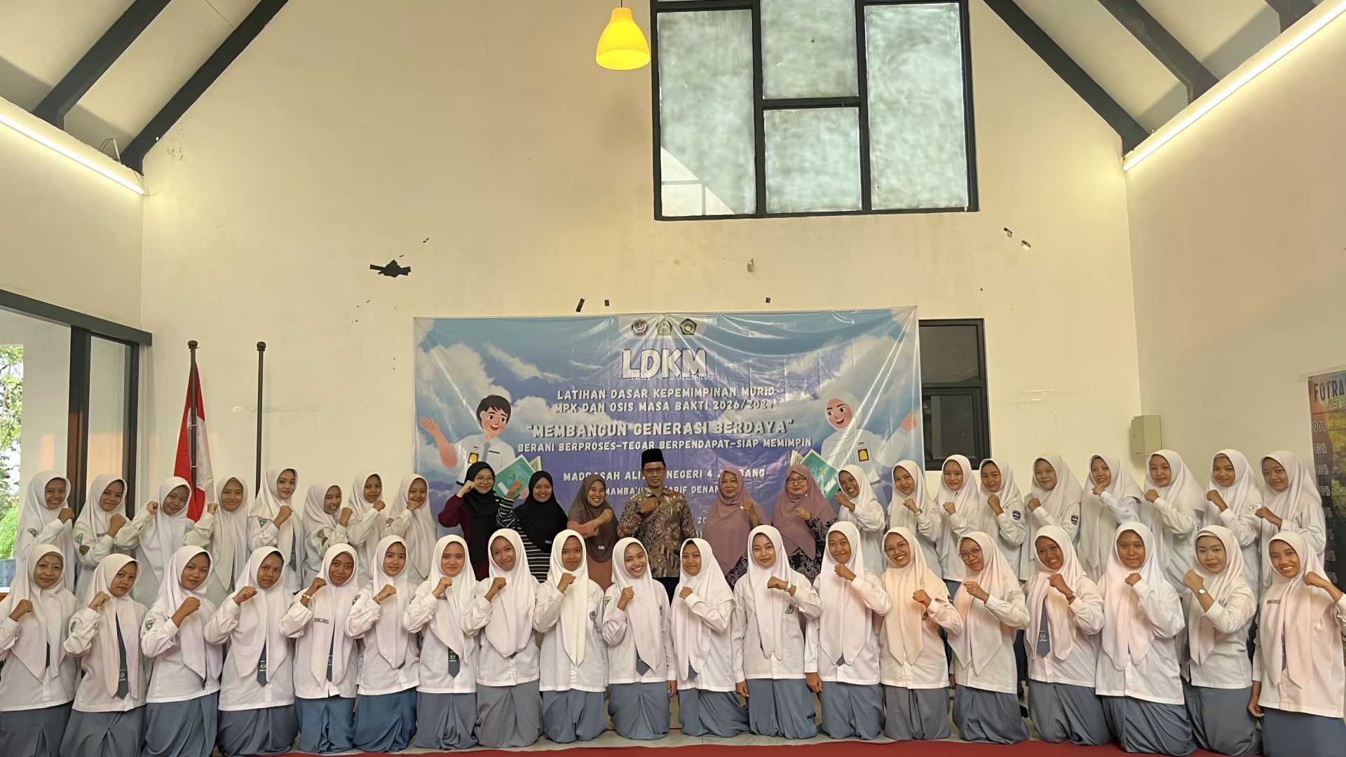 LDKM MAN 4 Jombang, Latih Murid Berani Berproses dan Siap Memimpin